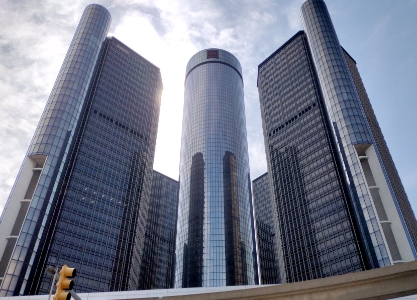 A photo of the Renaissance Center